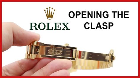 rolex clasp pops open|How to Open a Rolex Watch: 10 Steps (with Pictures) .